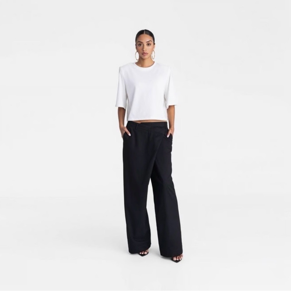 KBB by KAHLANA mid rise, straight leg, the classic trouser black